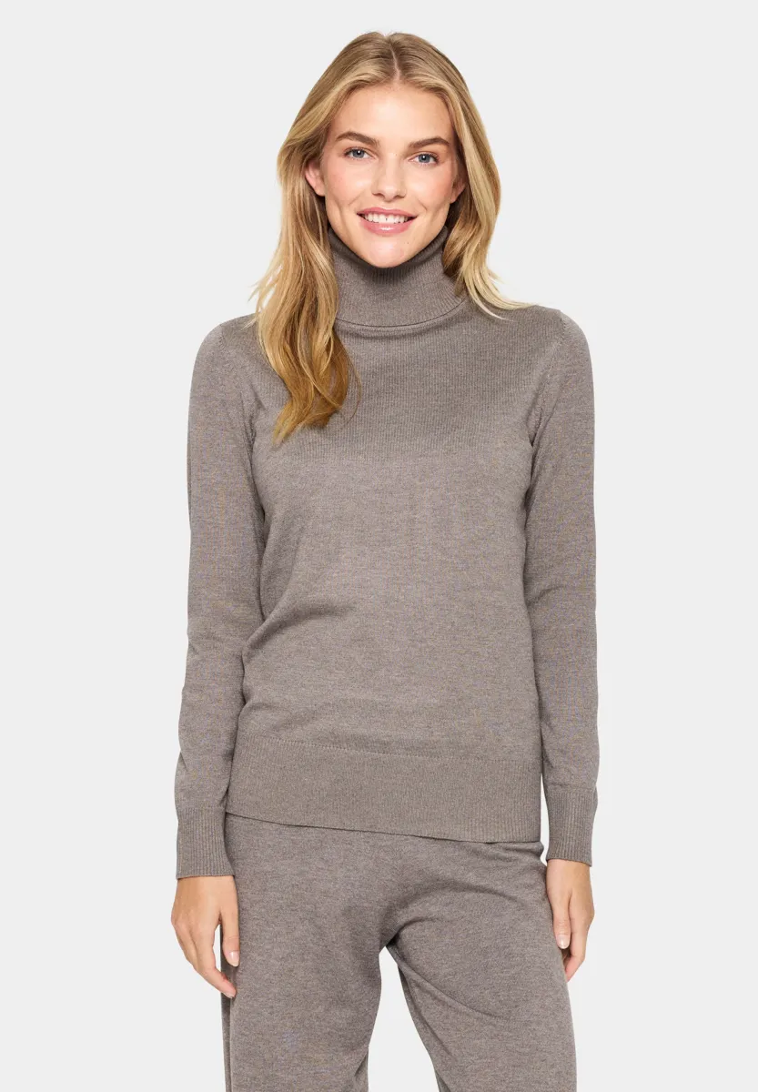 ROLLNECK - Strickpullover - iron melange