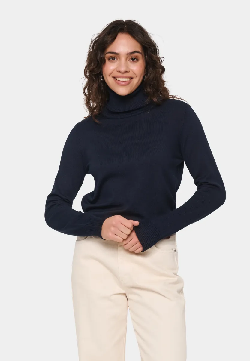 ROLLNECK - Strickpullover - night sky