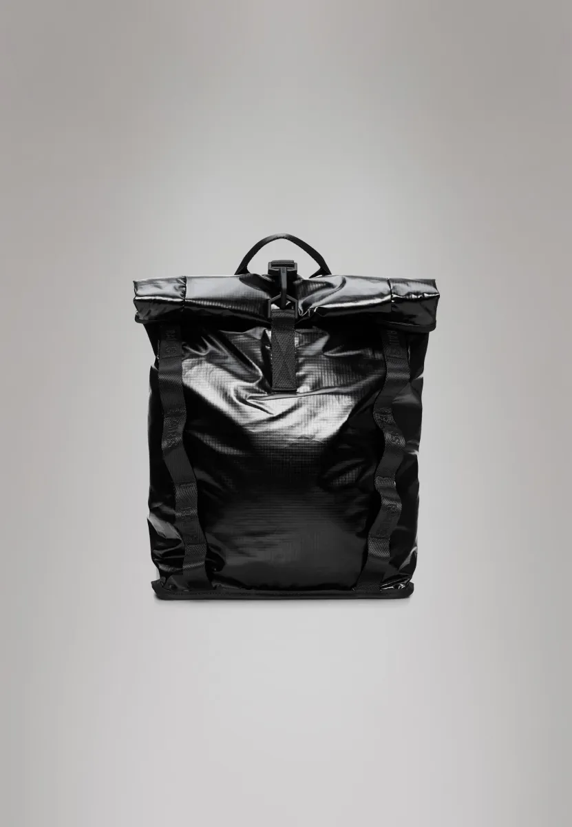 ROLLTOP RUCKSACK MINI UNISEX - Tagesrucksack - black