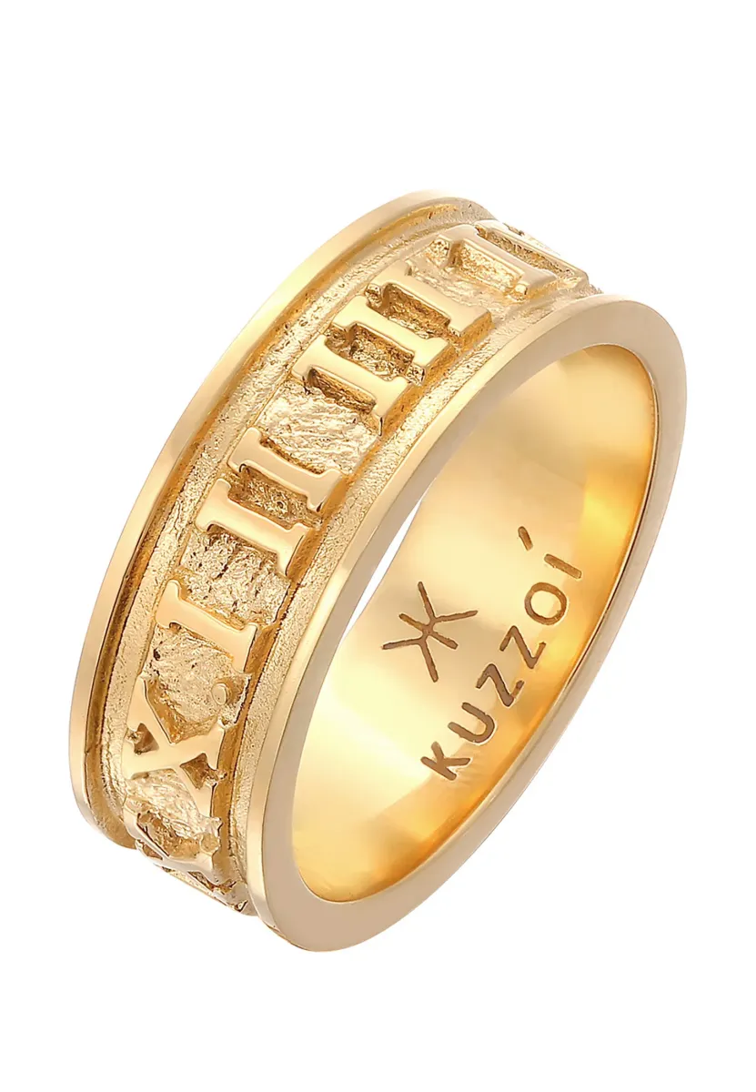 ROMAN NUMERALS - Ring - gold-coloured