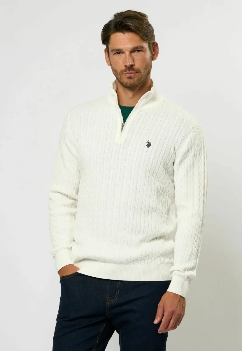 ROMEO - Strickpullover - cloud dancer