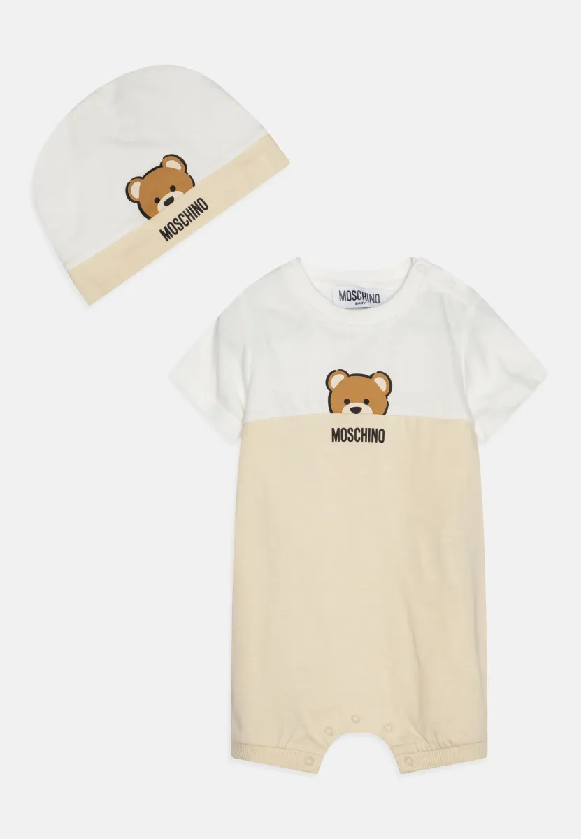 ROMPER HAT GIFT UNISEX SET - Mütze - beige