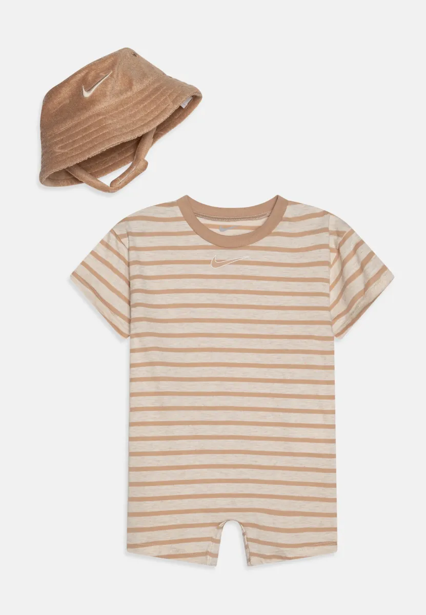 ROMPER UNISEX SET - Hut - pale ivory heather