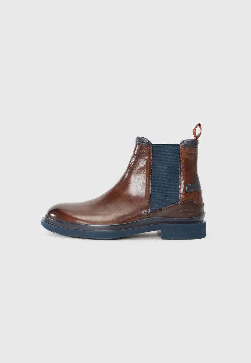 RON - Stiefelette - brown/navy