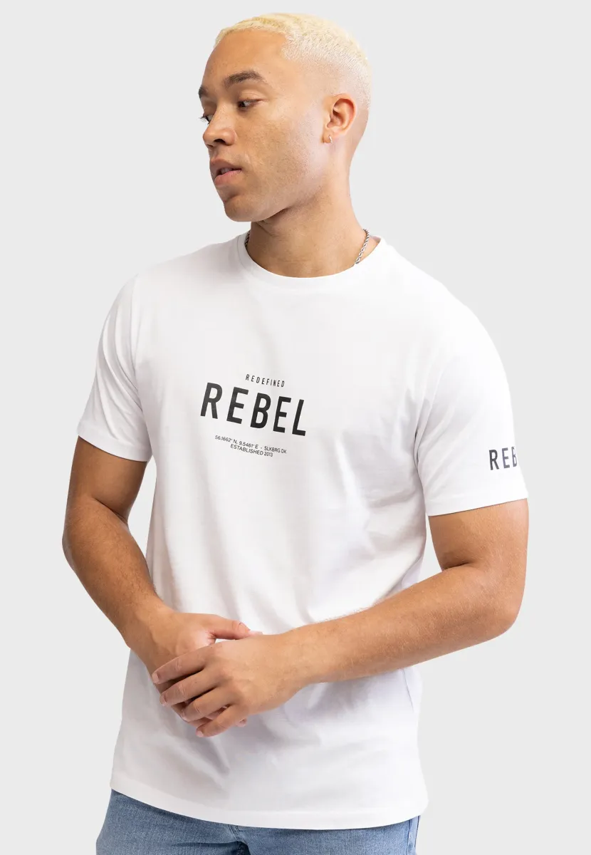 RONAN TEE - T-Shirt print - white