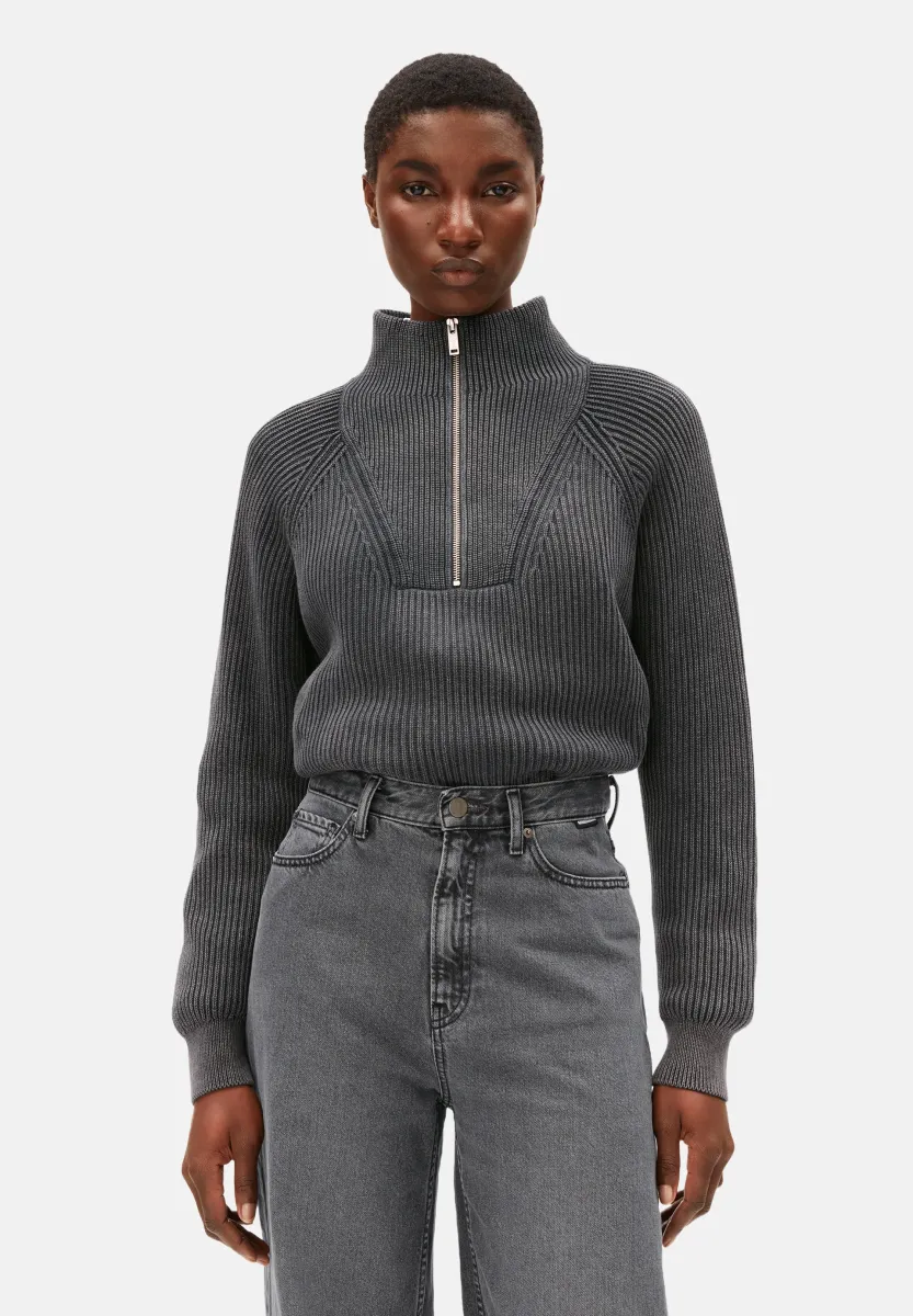 RONYIAAS DYE - Strickpullover - black