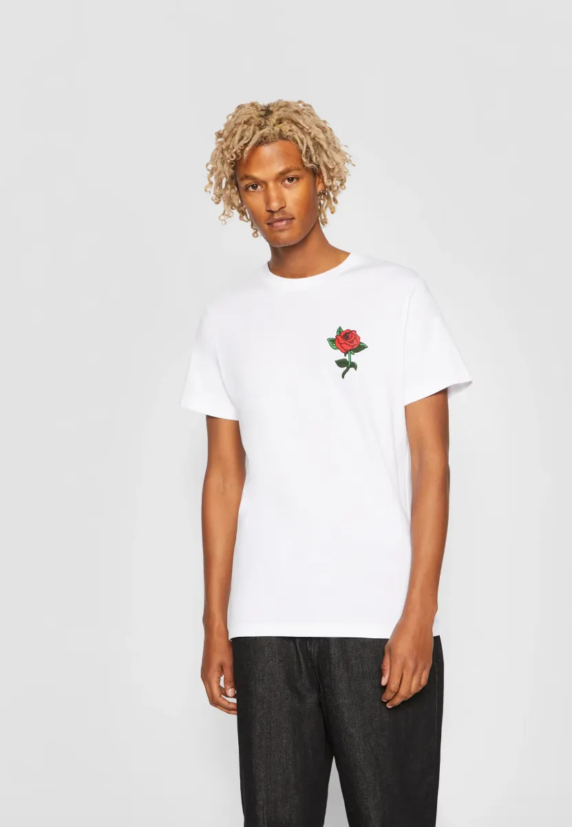 ROSE - T-Shirt print - white