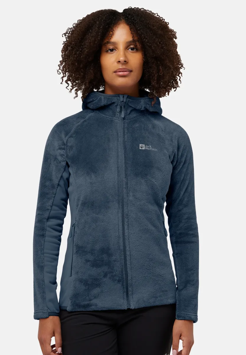 ROTWAND HOODED - Fleecejacke - midnight sky