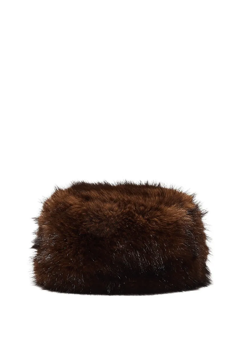 ROUND - Mütze - dark brown