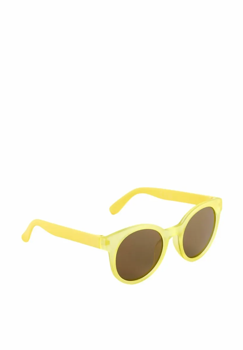 ROUND - Sonnenbrille - yellow