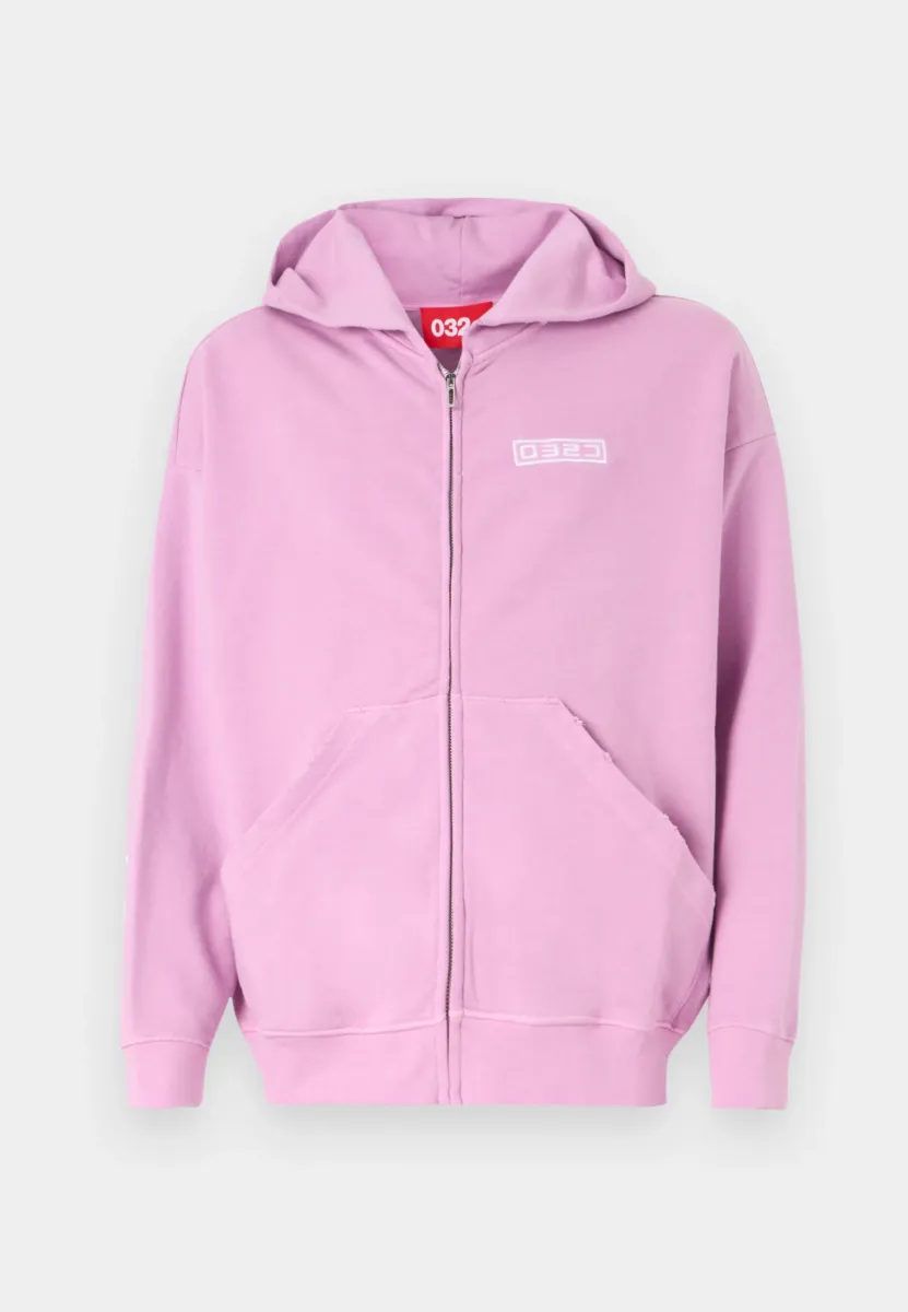 ROUTINE ZIP UNISEX - Kapuzenpullover - faded pink