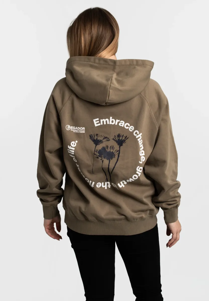 ROYA - Kapuzenpullover - desert taupe