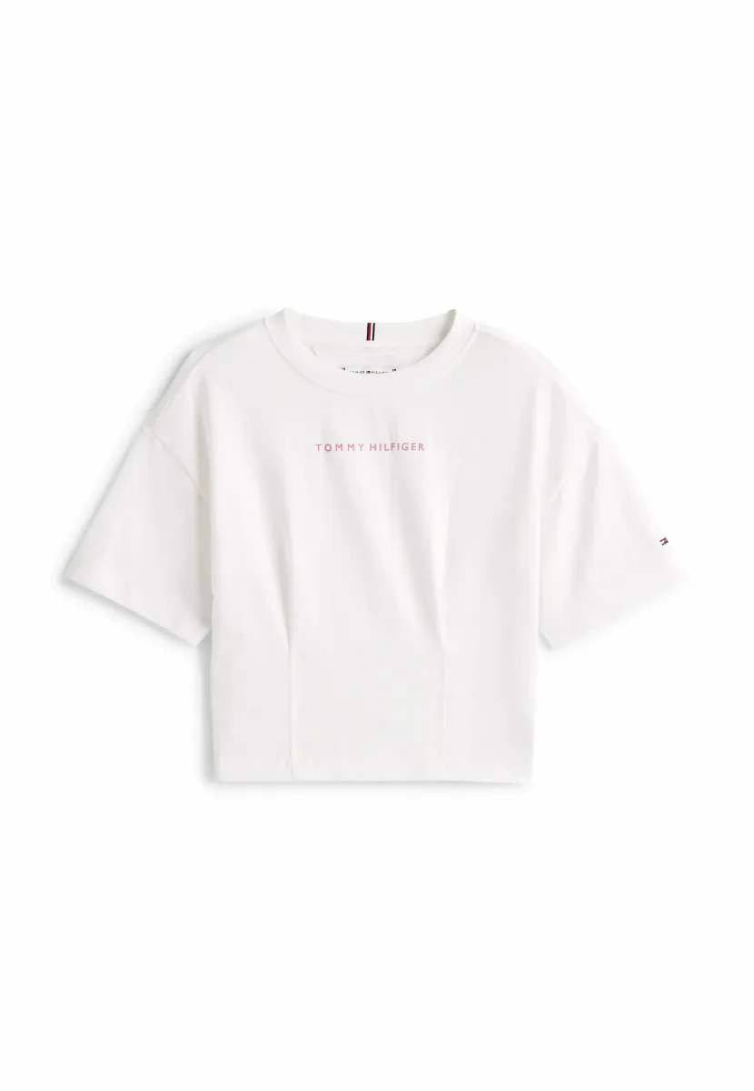 RUBBERISED LOGO  - T-Shirt basic - white