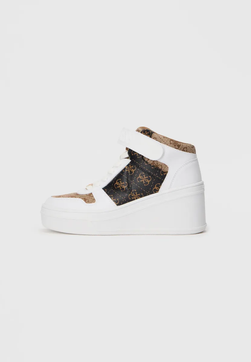 RUBEKA - Sneaker high - beige/brown