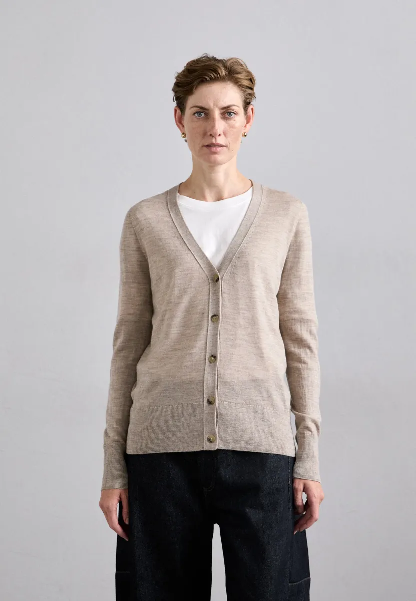 RUBY - Strickjacke - light beige melange