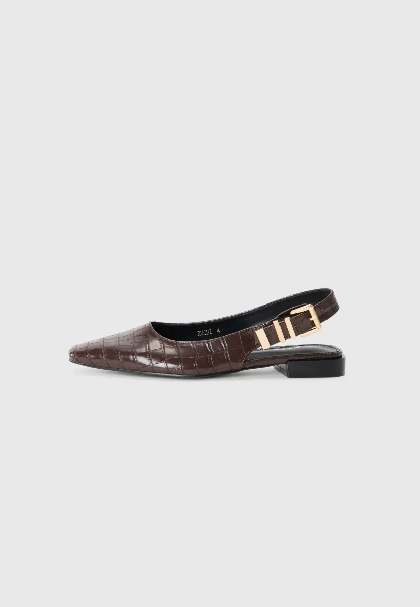 RUCHI - Klassischer Ballerina - brown