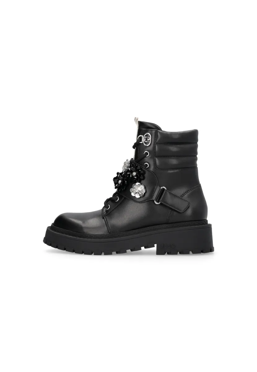 RUMI - Schnürstiefelette - black