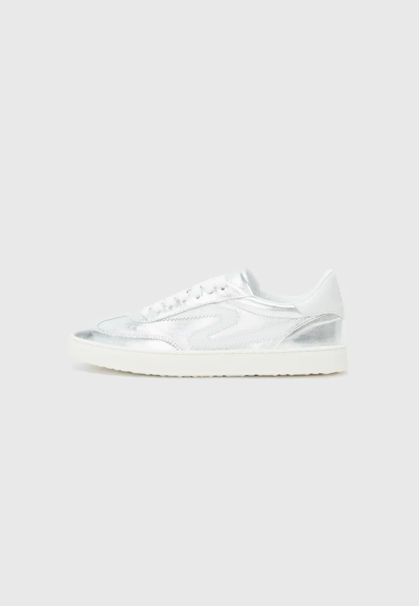 RUN AROUND - Sneaker low - silver coloured/white