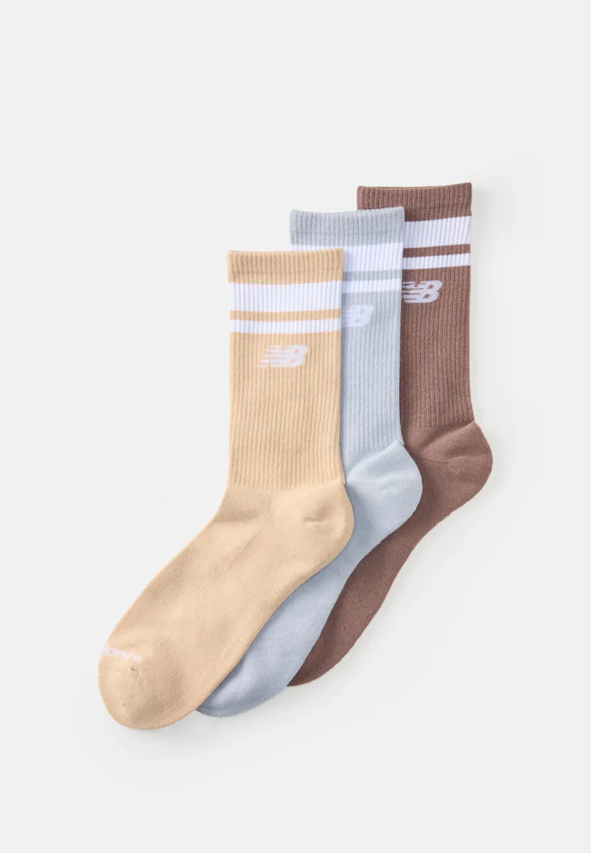 RUN MIDCALF UNISEX 3 PACK - Sportsocken - grey/desert clay/earth shadow