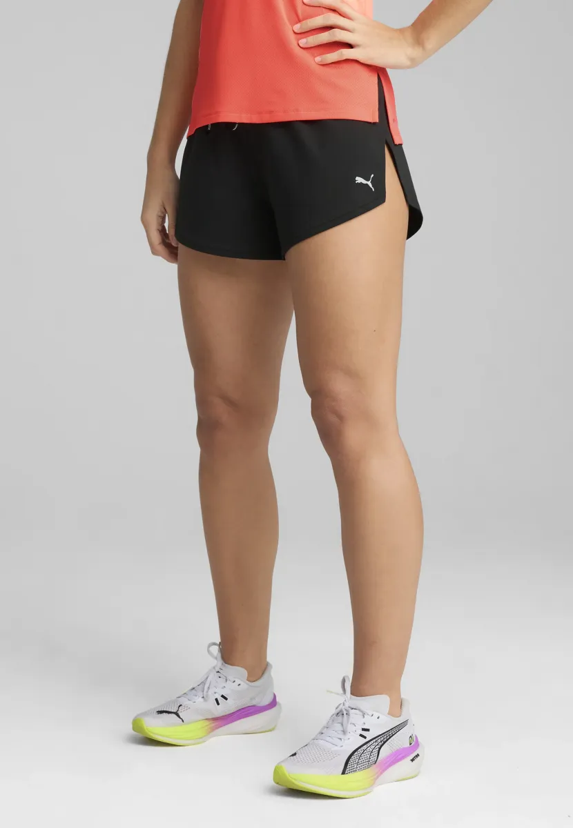 RUN SPLIT  - Kurze Sporthose - black