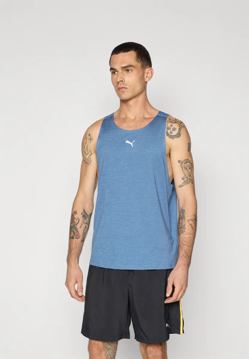 RUN TANK - Top - dark indigo/heather