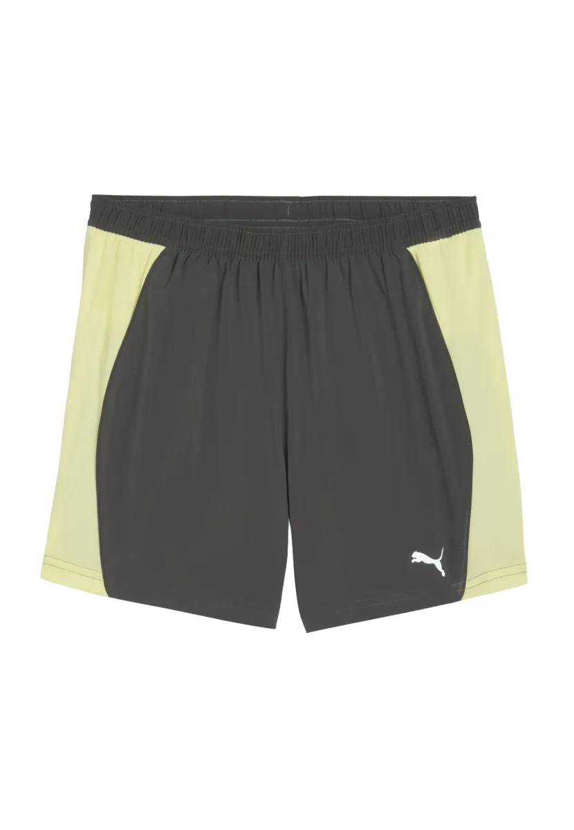 RUN VELOCITY - Kurze Sporthose - dusky gray gold moon