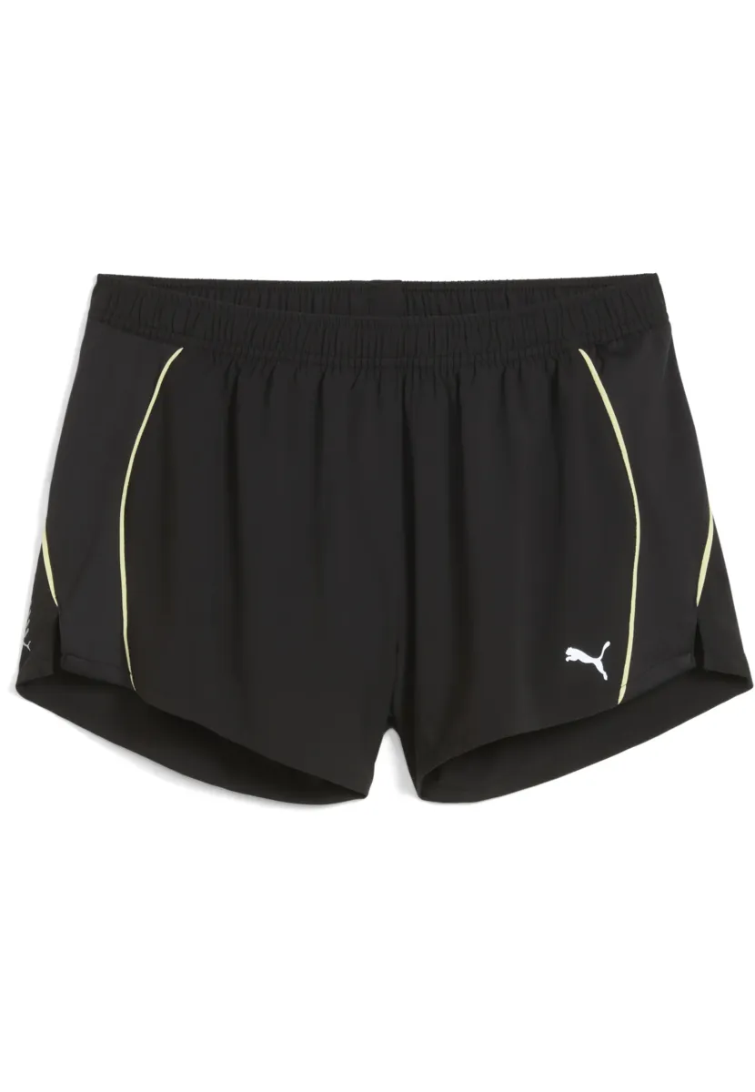 RUN VELOCITY SHORT - Kurze Sporthose - black-gold moon