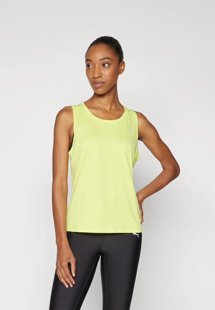 RUN VELOCITY TANK - Top - lemon sherbert