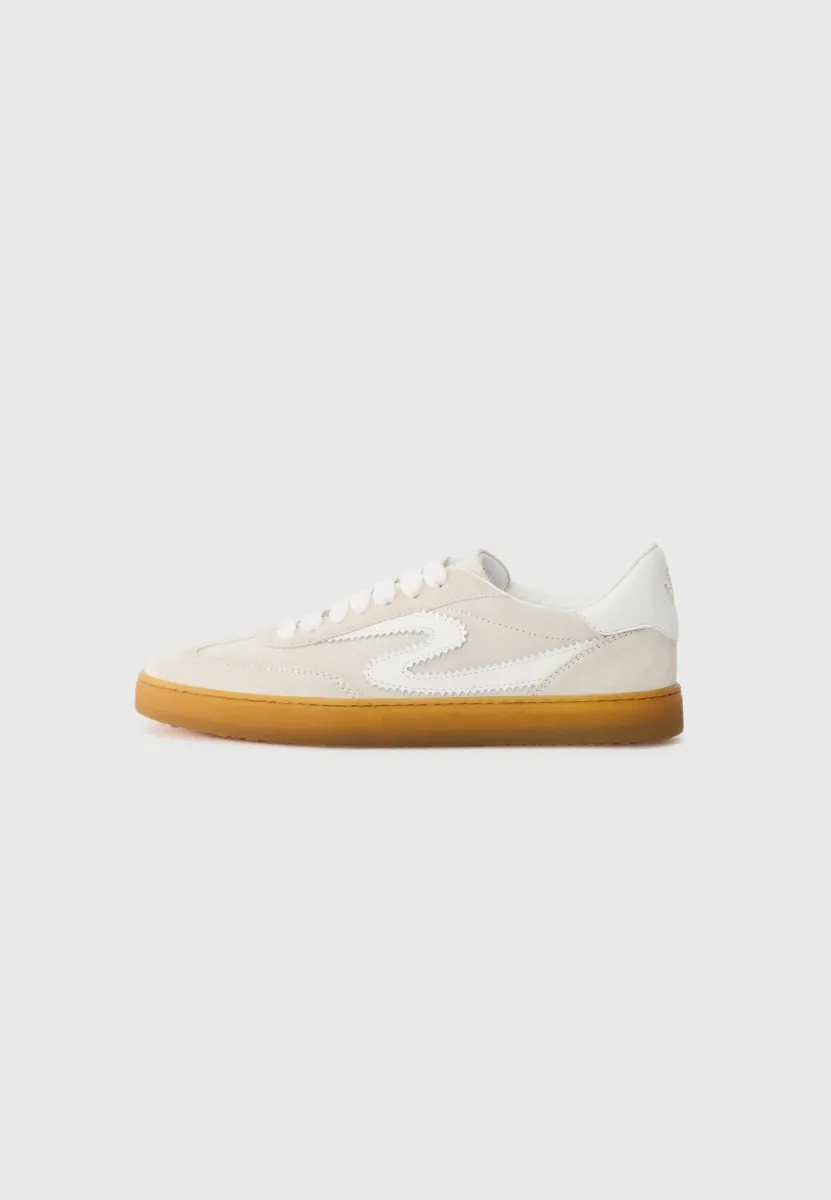 RUNAROUND - Sneaker low - cobblestone/white