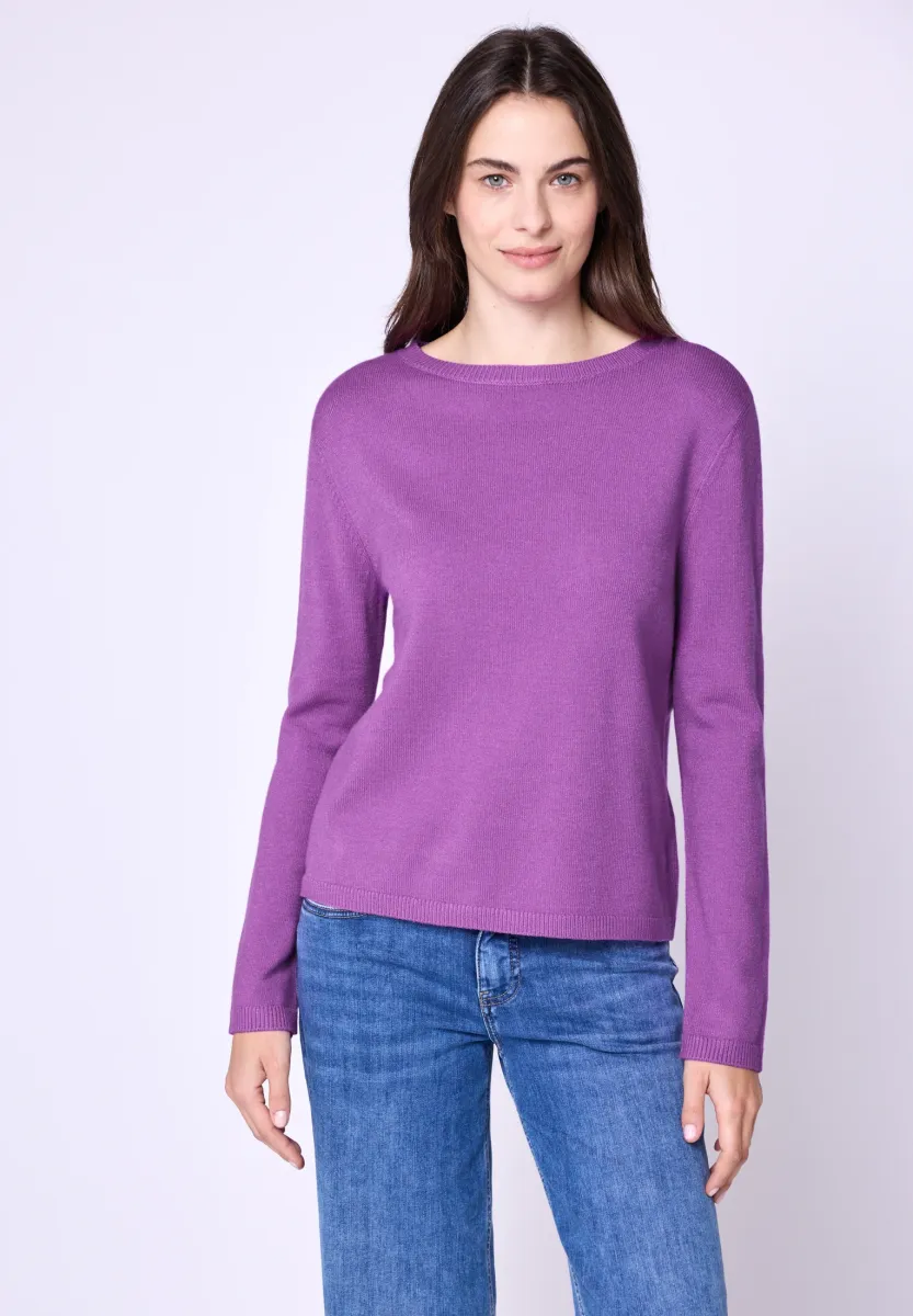 RUNDHALS - Strickpullover - pink