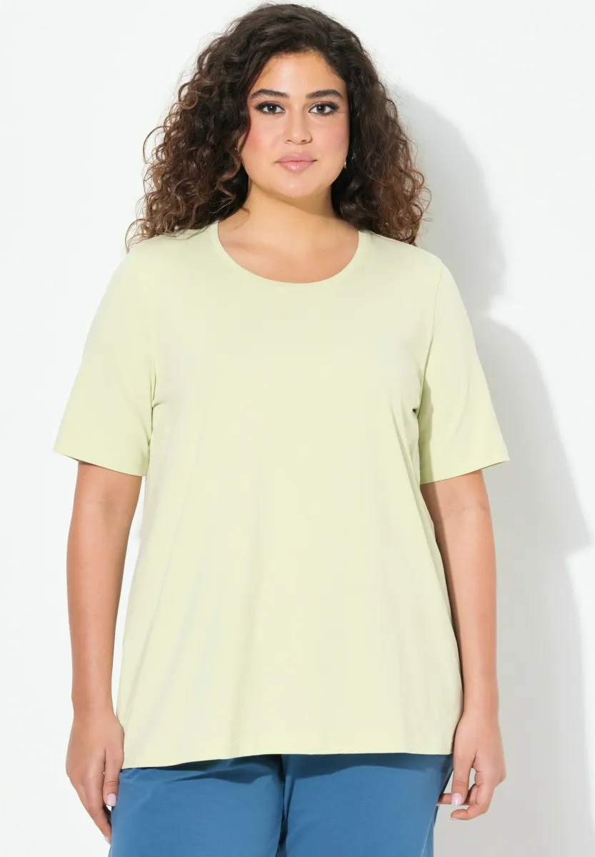 RUNDHALSAUSSCHNITT - T-Shirt basic - pistachio