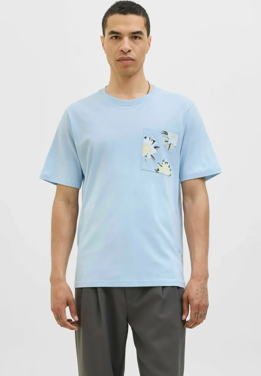 RUNDHALSAUSSCHNITT - T-Shirt print - skyway