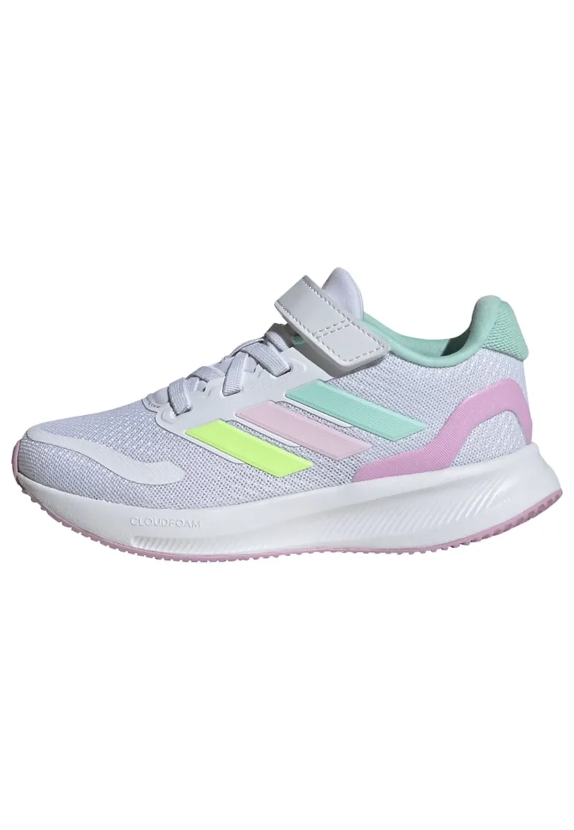 RUNFALCON 5 EL C - Laufschuh Straße - cloud white   clear mint   clear pink