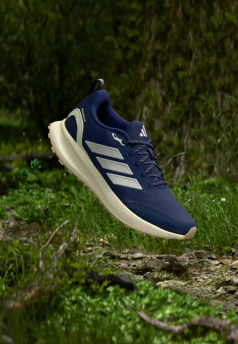 RUNFALCON 5 - Laufschuh Trail - dark blue/chalk white/core black