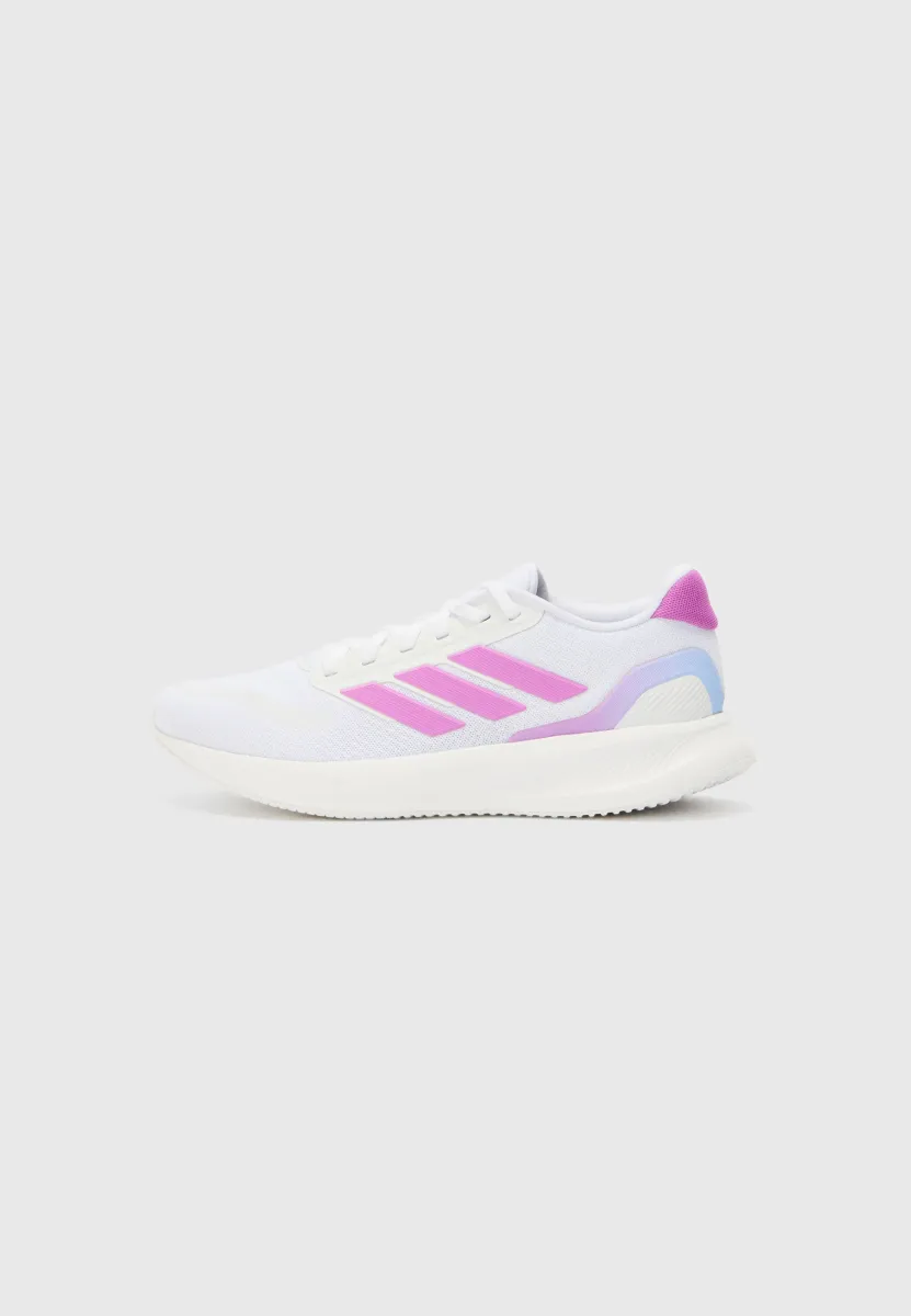 RUNFALCON - Laufschuh Straße - white/purple burst/semi blue burst