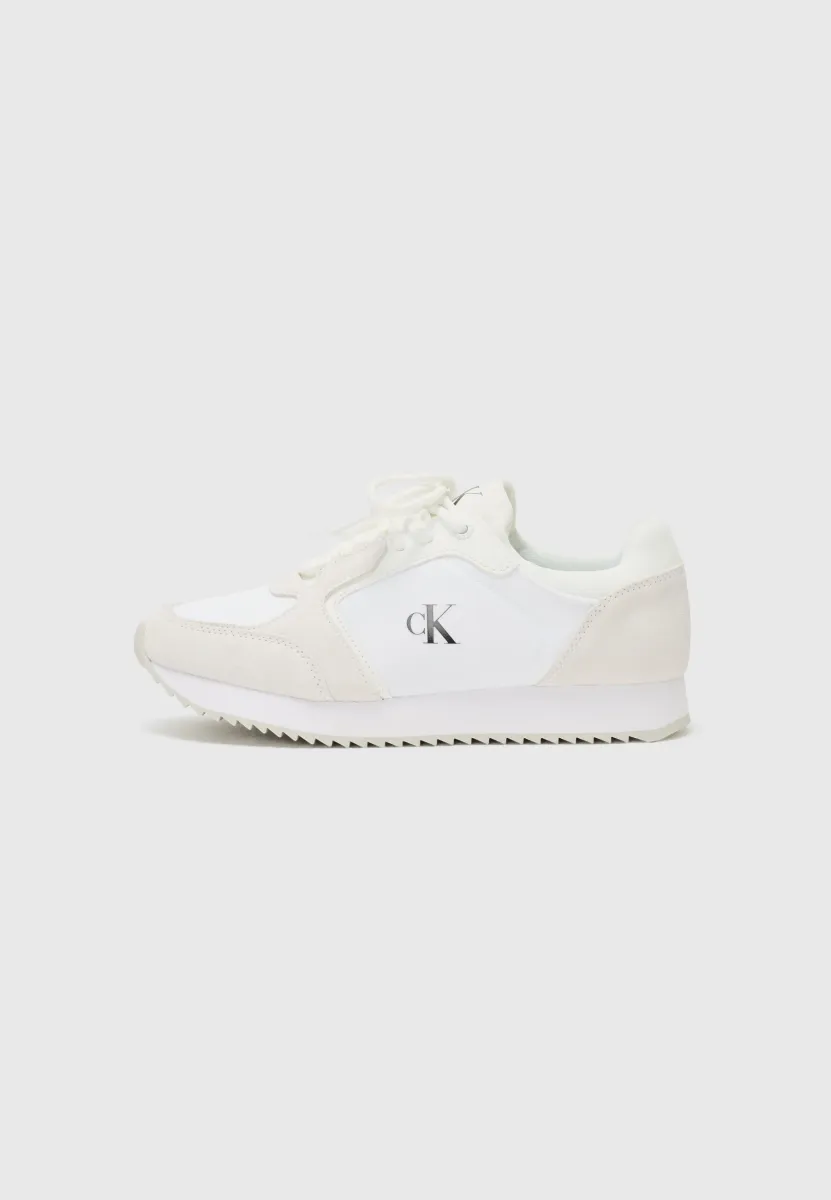 RUNNER LACEUP - Sneaker low - black/bright white