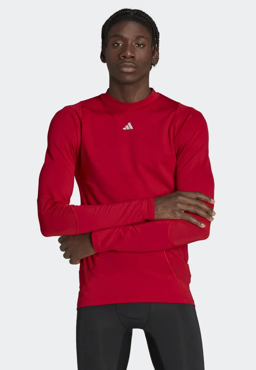 RUNNING TECHFIT COLDRE - Langarmshirt - rot