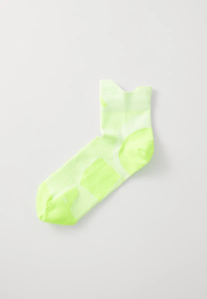 RUNXADIZERO UNISEX - Sportsocken - white/lucid lemon/lucid lemon