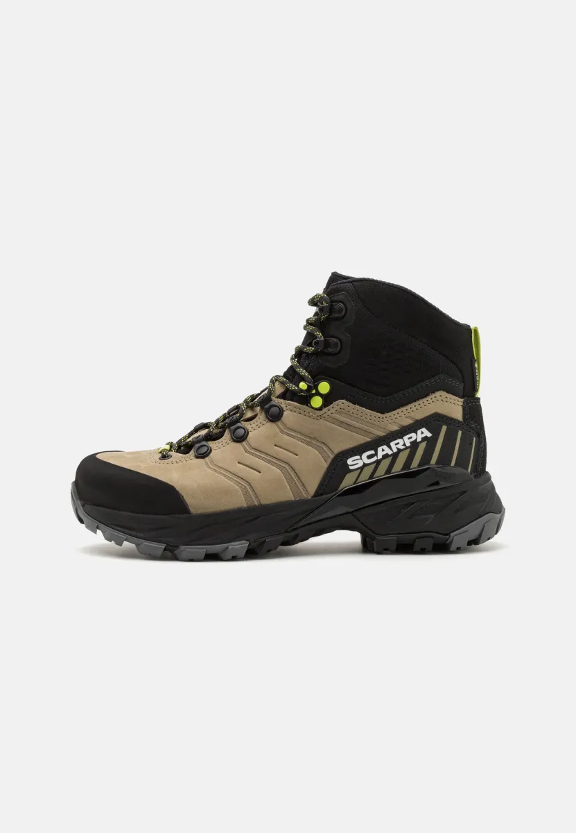 RUSH TREK PRO GORE TEX - Hikingschuh - stone/sunny lime