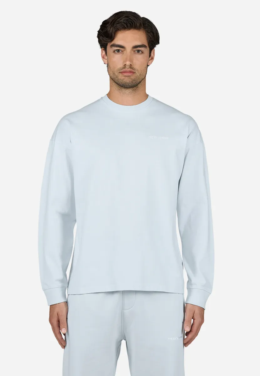 RUSK LOGO - Langarmshirt - washed dream blue/white gum