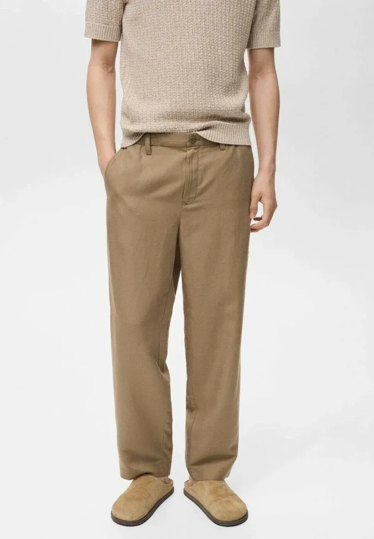 RUSTIC - Stoffhose - ochre