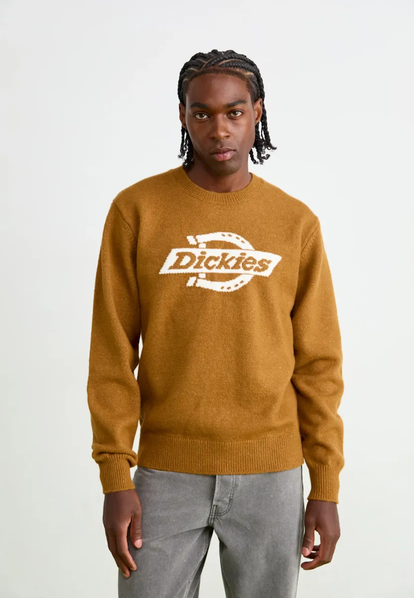 RUSTON SWEATER - Strickpullover - brown duck