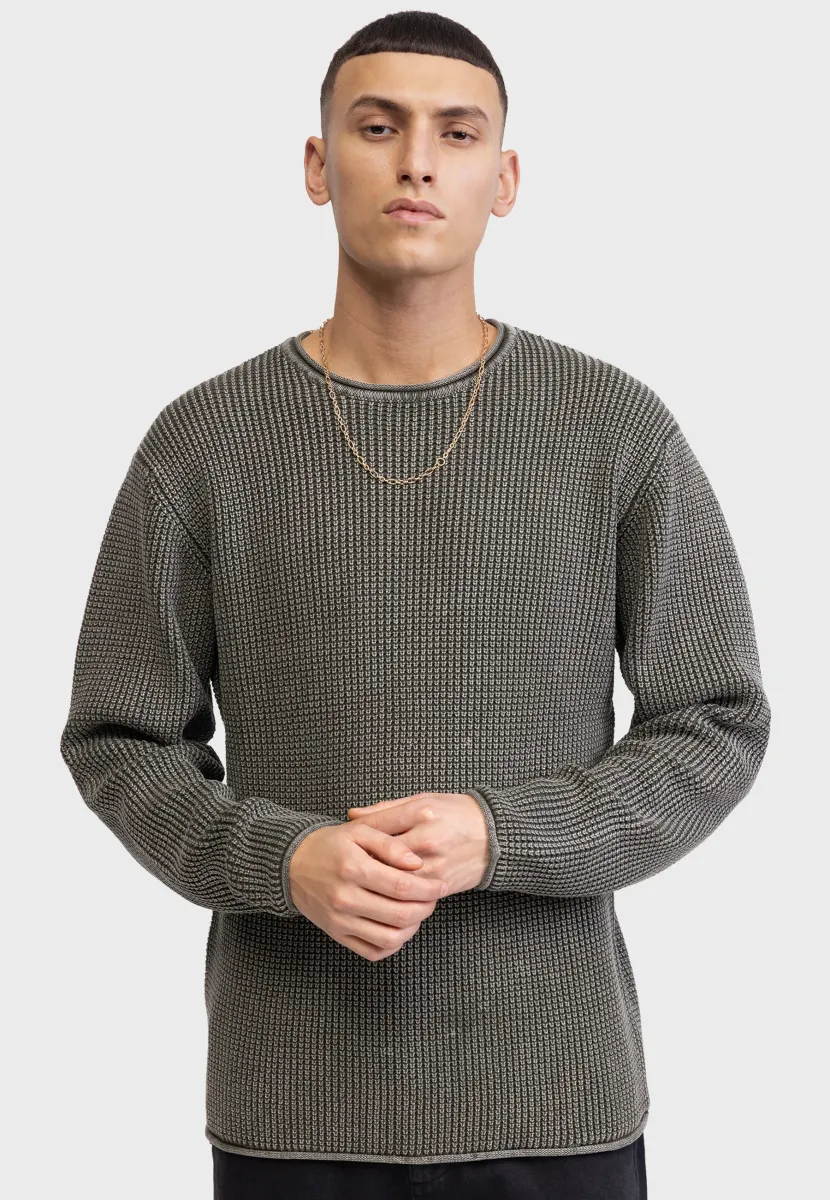 RYAN REGULAR FIT - Strickpullover - forest night