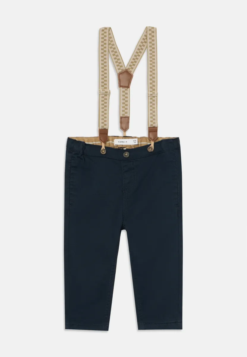 RYAN SLIM CHINO TWI PANT - Stoffhose - dark sapphire