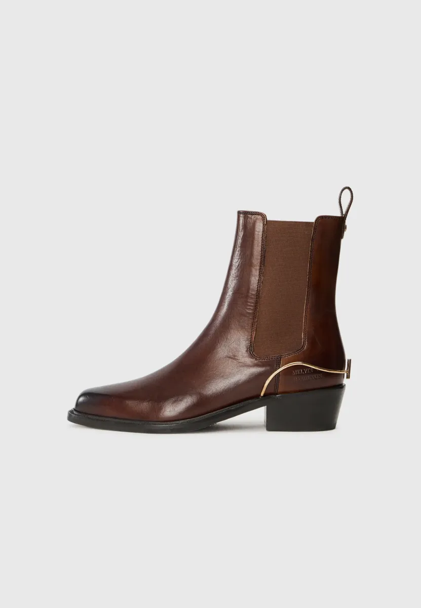 RYLEE 1 - Cowboy-/Bikerstiefelette - brown