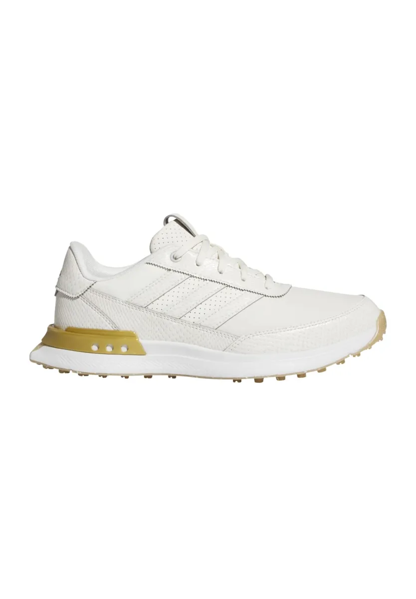 S2G 25 SPIKELESS - Golfschuh - offwhitegoldmet gum