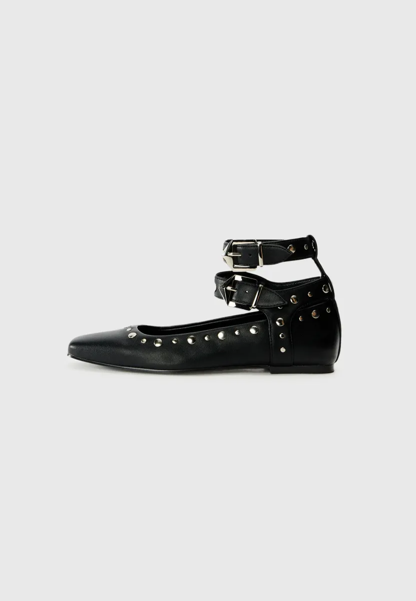 SABINE DOUBLE - Klassischer Ballerina - black