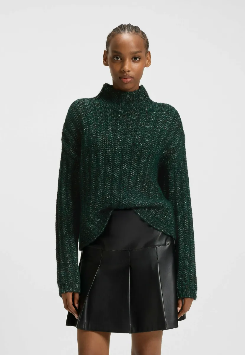 SAFINEYNY - Strickpullover - dark green five
