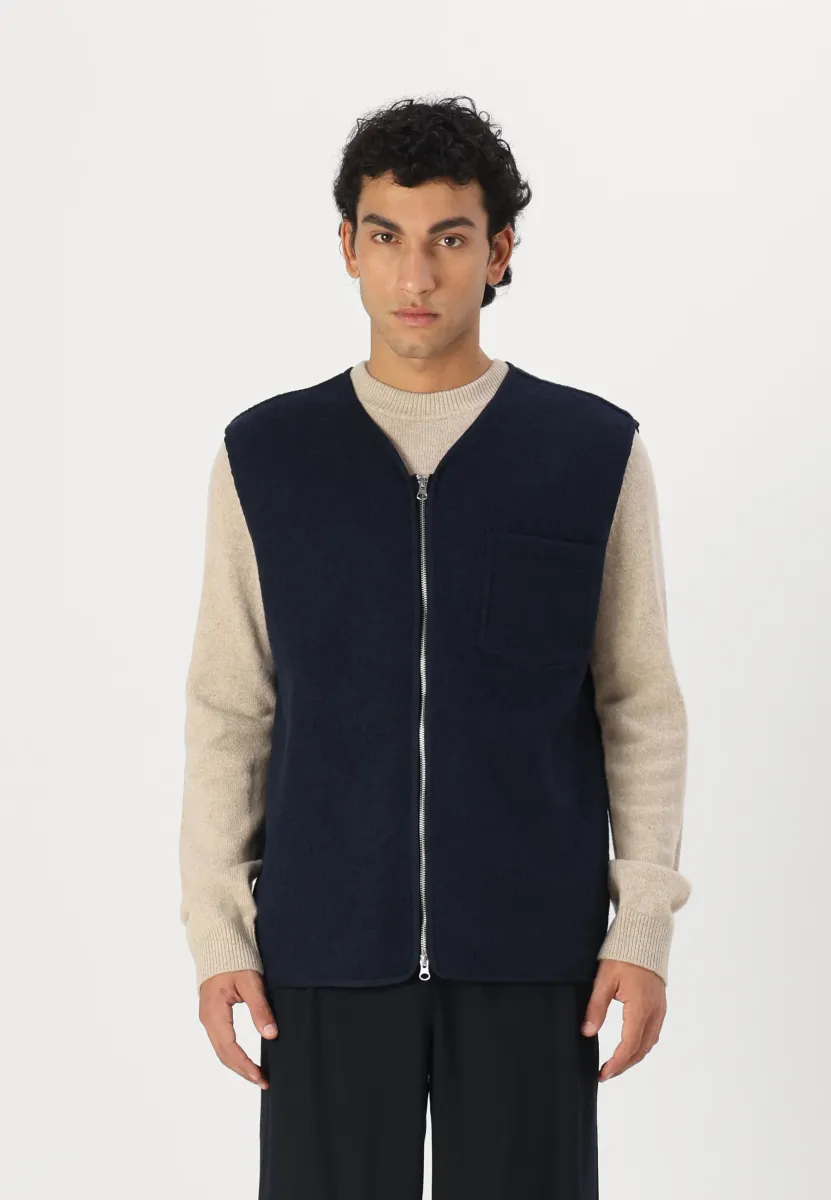 SAHANNES VEST - Weste - dark blue