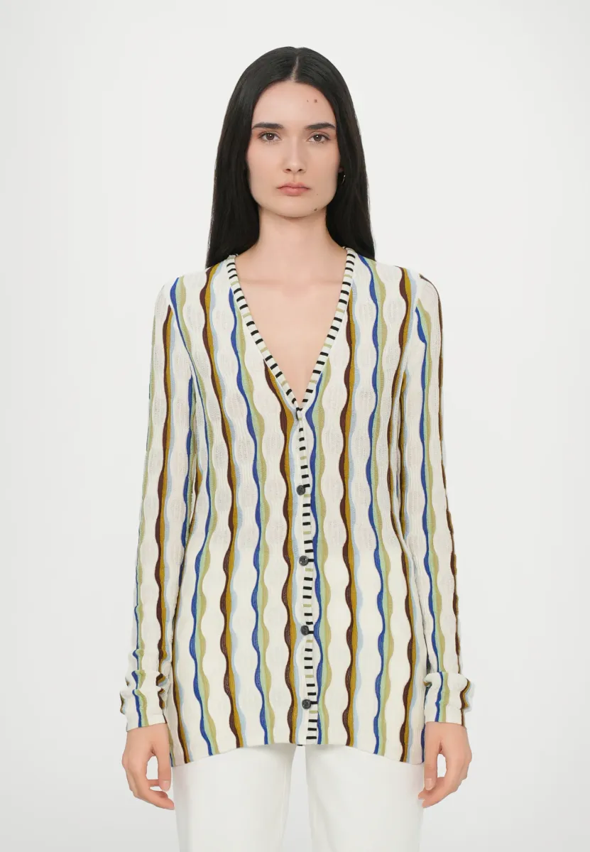 SAILOR CARDIGAN - Strickjacke - seaglass multi